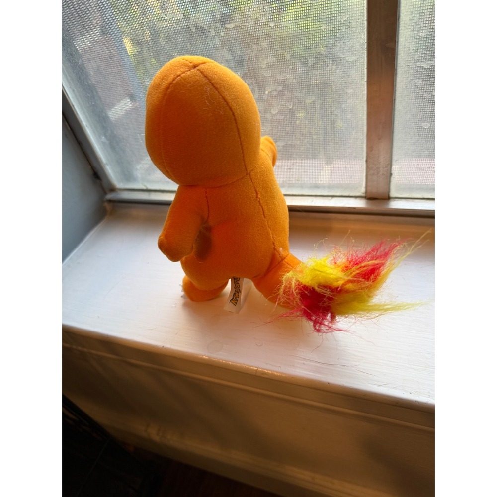 Pokemon Charmander Plush Stuffed Animal Toy Orange Fire Type 6in Pocket Monster - Picture 2 of 2